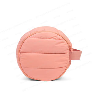 Özel <span class=keywords><strong>Mini</strong></span> su geçirmez seyahat moda yumuşak yastıklı kabarık kozmetik torbası kapitone naylon kirpi makyaj çantası - Product Image 4