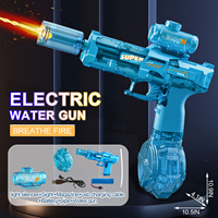 Pistolet à eau transparent automatique Yaxin pour l'été, avec lumières LED, pistolet à eau électrique pour adultes et enfants
