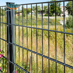 Clôture de sécurité de jardin à double fil haute résistance, cadre métallique résistant aux intempéries, certifiée CE, écologique, utilisation autoroutière - Product Image 1