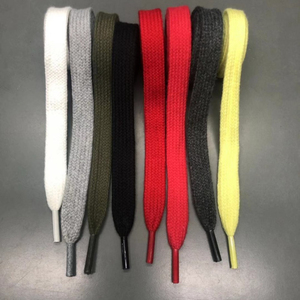 Nhà Máy Bán Buôn 12Mm Bông Dây Giày 42 Màu Hollow Phẳng Sợi Dây Thừng Cho Áo Dây Kéo Dây - Product Image 2