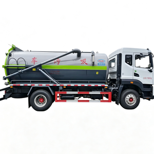 China Supply Sewage Suction Truck DFAC Suitable for LHD/RHD <b>12</b> Cubic Meters 16 Cubic Meters Sludge Treatment Manual Diesel - Product Image 1