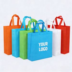 Sacs de courses personnalisés en tissu recyclable, vente en gros, promotionnels, en PP non tissé, sacs TNT pour fabricants - Product Image 1