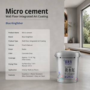 Peinture pour sols en microciment et revêtement mural en microciment pour salles de serveurs de centres de données, vente chaude directe usine - Product Image 4