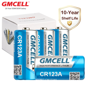 3V CR123A แบตเตอรี่ LiMnO2 CR17345 123 แบตเตอรี่ลิเธียมสำหรับไฟฉายยุทธวิธี,ไฟฉายกำลังสูง - Product Image 1
