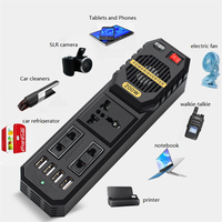 Direkt verkauf ab Werk DC 12V bis AC 220V USB Mini Auto Wechsel richter Auto ladegerät Steckdose Wechsel richter