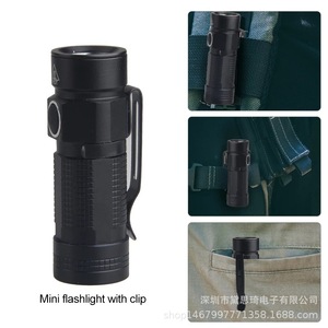 ไฟฉาย LED ขนาดเล็ก พกพาสะดวก กำลังสูง พร้อมคลิปหนีบ XPG กันน้ำ - Product Image 5