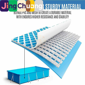 <span class=keywords><strong>Piscine</strong></span> gonflable rectangulaire en PVC 56405, grande et épaisse, pour l'extérieur - Product Image 4