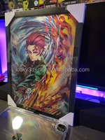 Póster Lenticular 3D de Anime al por Mayor, Nuevo Estilo Manga Japonés 2026, Efecto de Movimiento, Decoración de Pared para Sala de Juegos, Decoración Personalizada