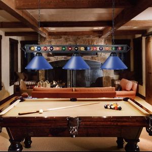 <span class=keywords><strong>Luminaire</strong></span> de table de <span class=keywords><strong>billard</strong></span> bleu Cueelf pour table de <span class=keywords><strong>billard</strong></span> Lampe de <span class=keywords><strong>billard</strong></span> en métal avec 3 abat-jour Convient aux tables de <span class=keywords><strong>billard</strong></span> - Product Image 2