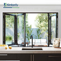 Ventanas de aleación de aluminio corredizas plegables de estilo moderno Simple para tienda de té y café, escaparate para cocina, Villa, baño, Hotel