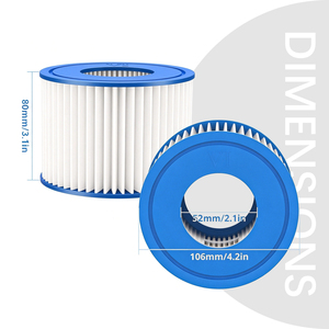 Cartouche filtrante VI pour <span class=keywords><strong>Bestway</strong></span>, compatible avec les pompes <span class=keywords><strong>de</strong></span> filtration des spas Lay-Z-<span class=keywords><strong>Spa</strong></span> - Product Image 2