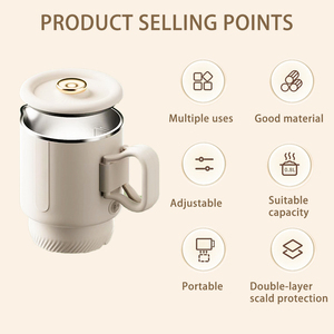 Factory Hot Sale <b>Electric</b> Cordless Travel Cup <b>Kettle</b> with Temperature Control Household Use Colored <b>Electric</b> Boiler for Tea - Product Image 4