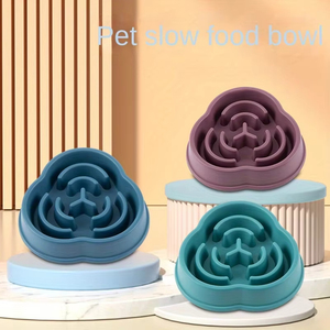 1 Plato de Alimentación Lenta para Mascotas, Plato Antideslizante para Perros, Plato Antivuelco, Suministros y Dispositivos de Alimentación para Mascotas - Product Image 2