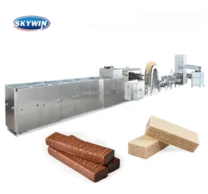 Linea di produzione automatica del biscotto del Wafer del cioccolato di Skywin che fa prezzo a macchina