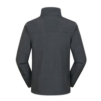 Veste d'automne pour homme avec logo personnalisé, coupe-vent, imperméable, en softshell matelassé, respirante, à séchage rapide, col marin