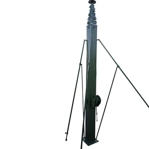 Capacidad de carga útil 10kg Poste 4m de altura extendida Mástil telescópico manual de aluminio para iluminación exterior - Product Image 4