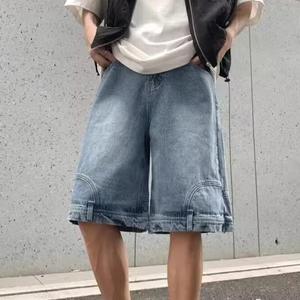 Streetwear da <span class=keywords><strong>uomo</strong></span> pantaloncini in Denim Casual da spiaggia <span class=keywords><strong>abbigliamento</strong></span> da <span class=keywords><strong>uomo</strong></span> <span class=keywords><strong>abbigliamento</strong></span> sportivo moda pantaloni Hombre <span class=keywords><strong>abbigliamento</strong></span> maschile - Product Image 1