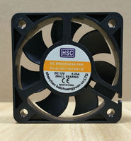 Micro-ventilateur silencieux 50x50x10mm 5V 12V, haute performance (CFM), ventilateur axial DC sans balais pour refroidissement