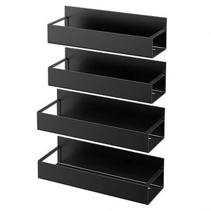 Magnetic Metal Spice Rack Space-Saving <b>Shelf</b> for Refrigerator and Microwave Side - Product Image 6