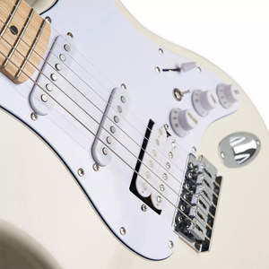 HUASHENG Guitare électrique 39 pouces Jet Gloss Gopherwood ST OEM 6 cordes d'acier pour débutant professionnel - Product Image 3