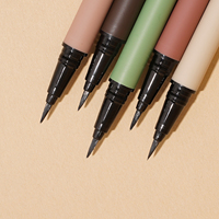 Eyeliner liquide double embout avec tampon pour ailes de cygne, personnalisable, vente en gros