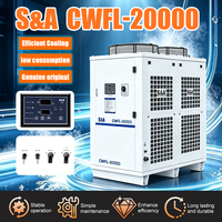 S&A Teyu CWFL-20000 Pendingin Air Laser Kontrol Suhu Presisi 20KW DETON Dealer Cocok untuk Mesin Pemotong Laser Logam