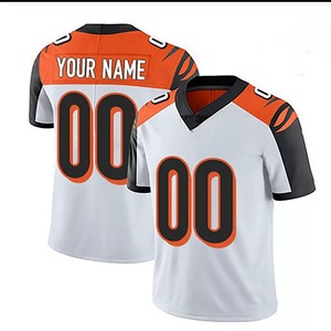 Vêtements de sport personnalisés en gros avec logo, numéro et nom d'équipe, maillot de rugby pour hommes, entraînement, rétro, vêtements de football américain - Product Image 4