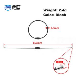 YIWANG - Llaveros de Cable de Acero Inoxidable de 150 mm con Cierre de Rosca y Recubrimiento Colorido - Product Image 3