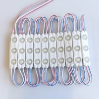 Modules LED d'injection haute luminosité 6113 12V 3 LED 1,5W étanches pour boîte publicitaire extérieure, module LED SMD 2835