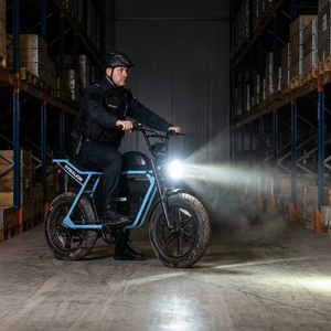 Mini Bicicleta Eléctrica con Faro LED y Bocina, Ciclo Industrial para Patrullaje de Almacenes - Product Image 3