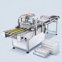 Machine d'emballage de gobelets en plastique à grande vitesse, entièrement automatique, haute efficacité, avec fonctions de comptage, de superposition et d'ensachage, prix usine