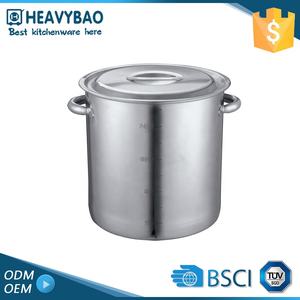 헤비바오 모든 유형 스톡 냄비 스테인레스 스틸 요리 냄비 세트 일본식 핸들 핫 세일 - Product Image 2