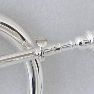 Flugelhorn Bb de haute qualité et bon marché à 3 pistons, plaqué argent, <span class=keywords><strong>instrument</strong></span> de musique - Product Image 4