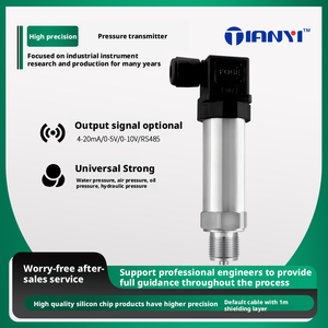 小型DC24V油圧圧力伝送器 600bar フラットダイヤフラム 4-20mA 0-10V RS485 M20*1.5 600bar フラットダイヤフラム圧力 - Product Image 5