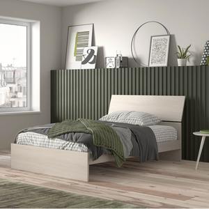 Cama doble con estructura de madera de olmo - Product Image 1