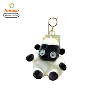 Pendentif en peluche en forme de bouton de nez mignon, 16 cm, doux et moelleux, animal en peluche, porte-clés, jouet parfumé, souvenir, petit cadeau, directement de l'usine