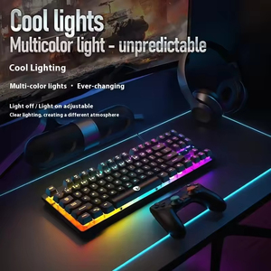 87-<b>Key</b> Luminous with Fuel Injection Laser Engraving New Type <b>USB</b> Interface Wired Gaming Keyboard for Desktop/Laptop Computers - Product Image 3