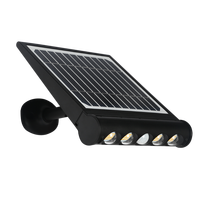 Lampe solaire LED 8-en-1 950LM, étanche IP65, détecteur de mouvement, du crépuscule à l'aube, lumière extérieure portable pour jardin, allée, camping