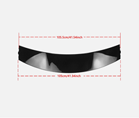 Aileron de coffre arrière double couche en ABS pour Mercedes-Benz Classe A W176 AMG A250 A45 2013-2019