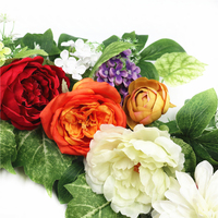 Couronne de fleurs artificielles de grande taille, 12-26 pouces, pour porte avant, printemps