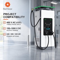 Chargeur DC pour véhicules électriques StarCharge Titan V4 320 kW, double CCS2, pour sites commerciaux à forte demande et déploiement de projets