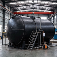10000 Gallonen HDPE Industrieller Wasserspeichertank mit Druckbehälter für Regenwasser- und Chemikalienlagerung