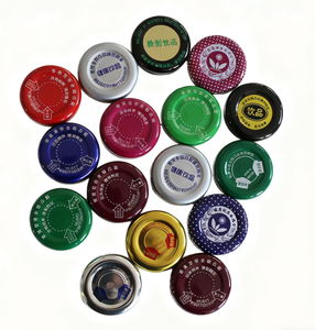 Tampas de Garrafa de Lata Torcidas de Alta Qualidade, Grau Alimentício, à Prova de Crianças, com Tamanho, Cor e Padrão Personalizáveis, Fornecimento Direto da Fábrica - Product Image 1