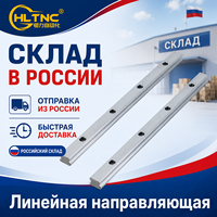 Rail de guidage linéaire HG HGR15/HGR20 en acier GCr15 pour équipement d'automatisation de routeur CNC avec composants de moteur à roulement PLC