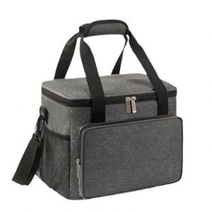 Custom Logo Insulated Lunch Cooler Bag Thermal Foldable Grocery Refrigerator Eco-Friendly Reusable for Food Packing - Product Image 5