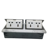 Boîtier de prise escamotable en aluminium CE Modèle 146D pour usage commercial avec ports USB 16A Haute Qualité Vente Directe Usine Luxe
