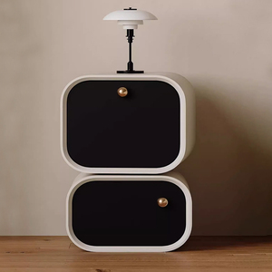 Designer creativo in legno massello comodino camera da letto <span class=keywords><strong>per</strong></span> bambini piccoli armadietti moderni Homestayers comodino MTN8119 - Product Image 2