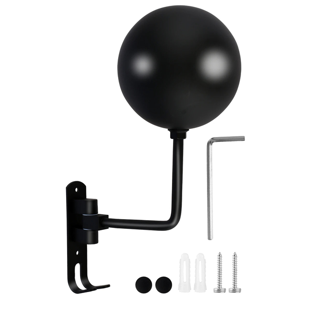 Motorcycle Helmet Rack Wall Mount Stain Steel 180 Rotation Helmet Hanger with Double Hook Bike Helmet Holder