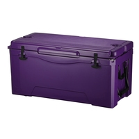 Cooler Rolling 2022 New 135QT Large Rotomold Cooler Box With Wheels Rolling Cooler Box Big Wheeled Cooler
