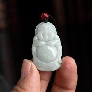 Colgante de Jadeíta Natural con Buda, Estilo Chino UNISEX, Diseño Original Budista, Regalo con Certificado de Tasación FG11 - Product Image 4
